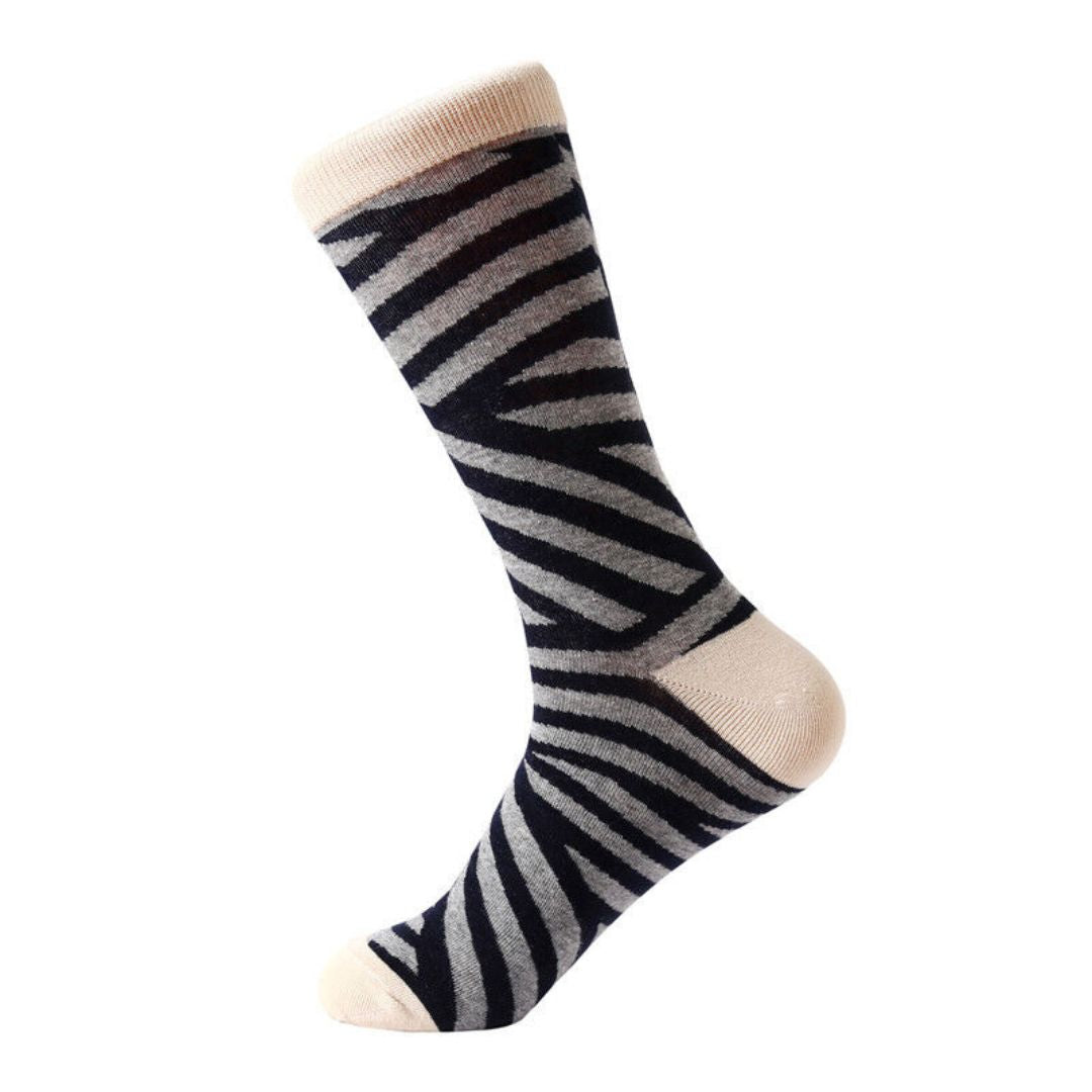 Add Sophistication to Your Look with Geometry Formal Crew Socks | Lazzy Socks