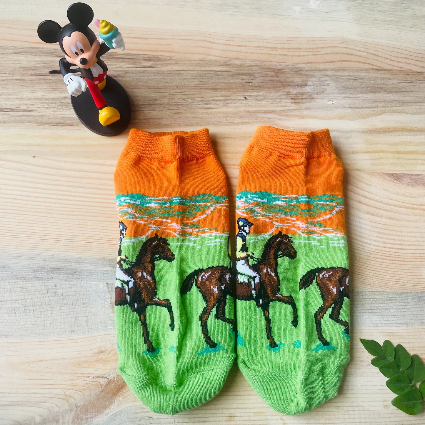 Derby Day Ankle Socks – Horse Racing Print Lazzy Socks India