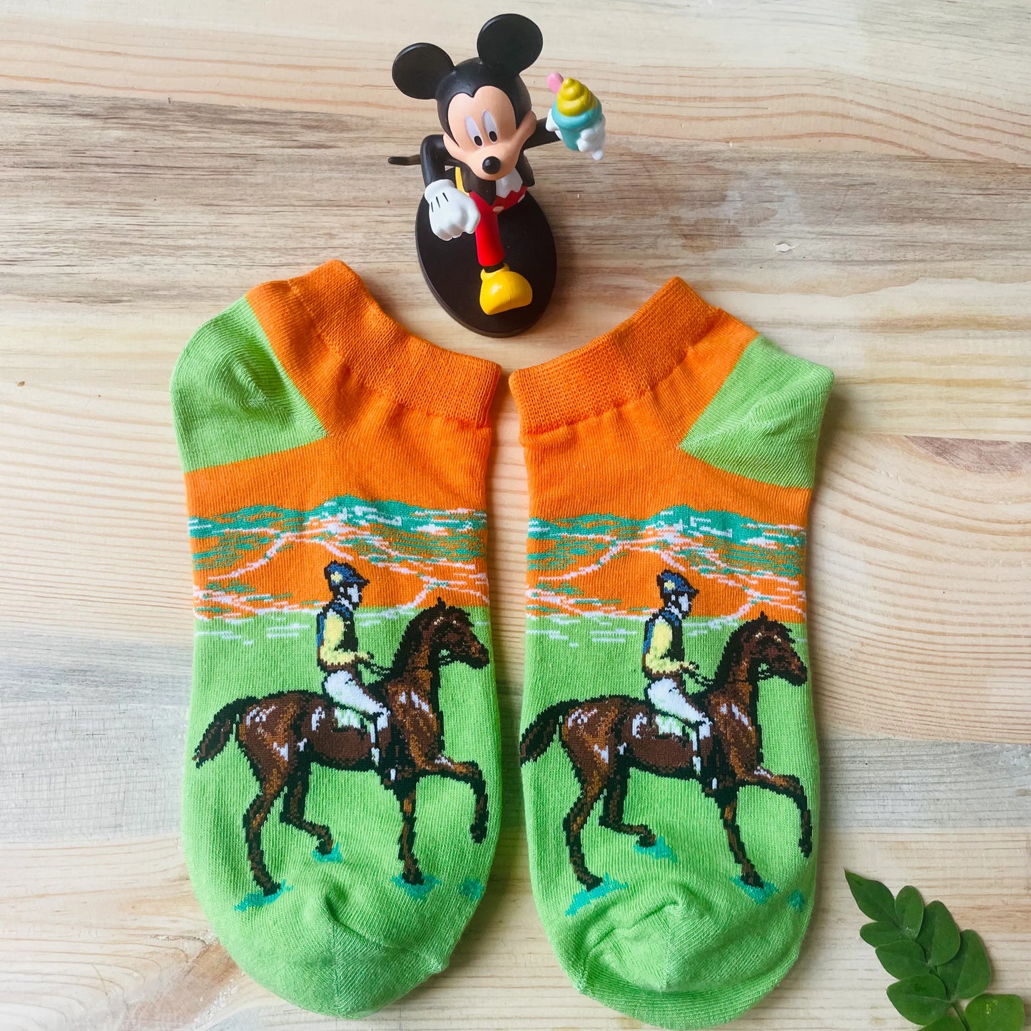 Derby Day Ankle Socks – Horse Racing Print Lazzy Socks India