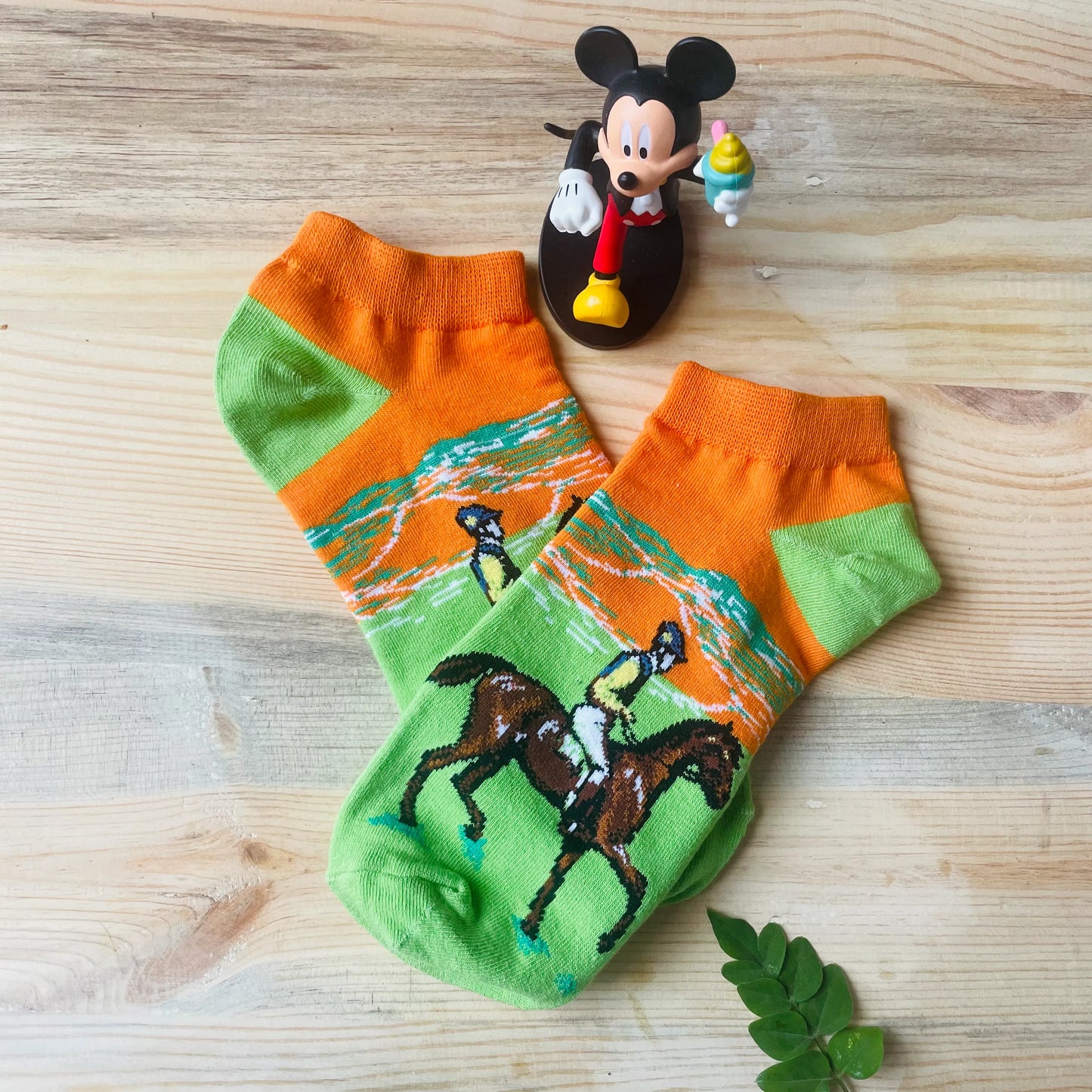 Derby Day Ankle Socks – Horse Racing Print Lazzy Socks India