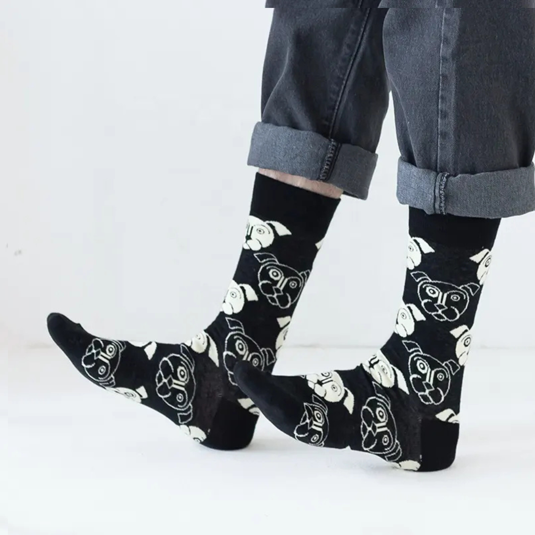 Dog Face Unisex Crew Socks
