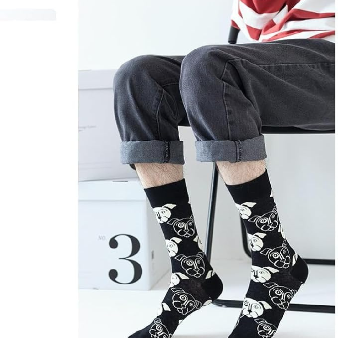 Dog Face Unisex Crew Socks