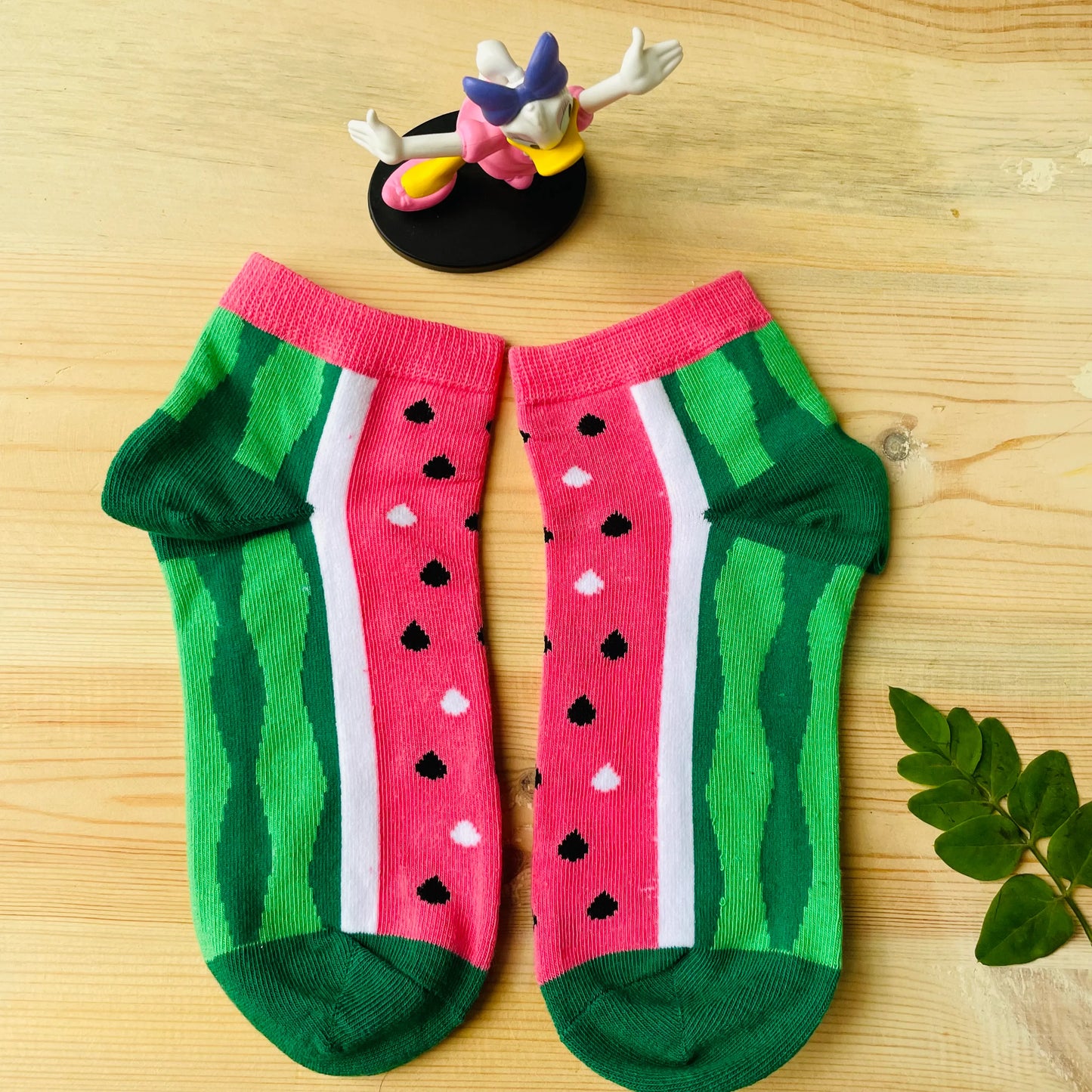 Juicy Watermelon Ankle Socks – Fun Fruit Design Lazzy Socks India
