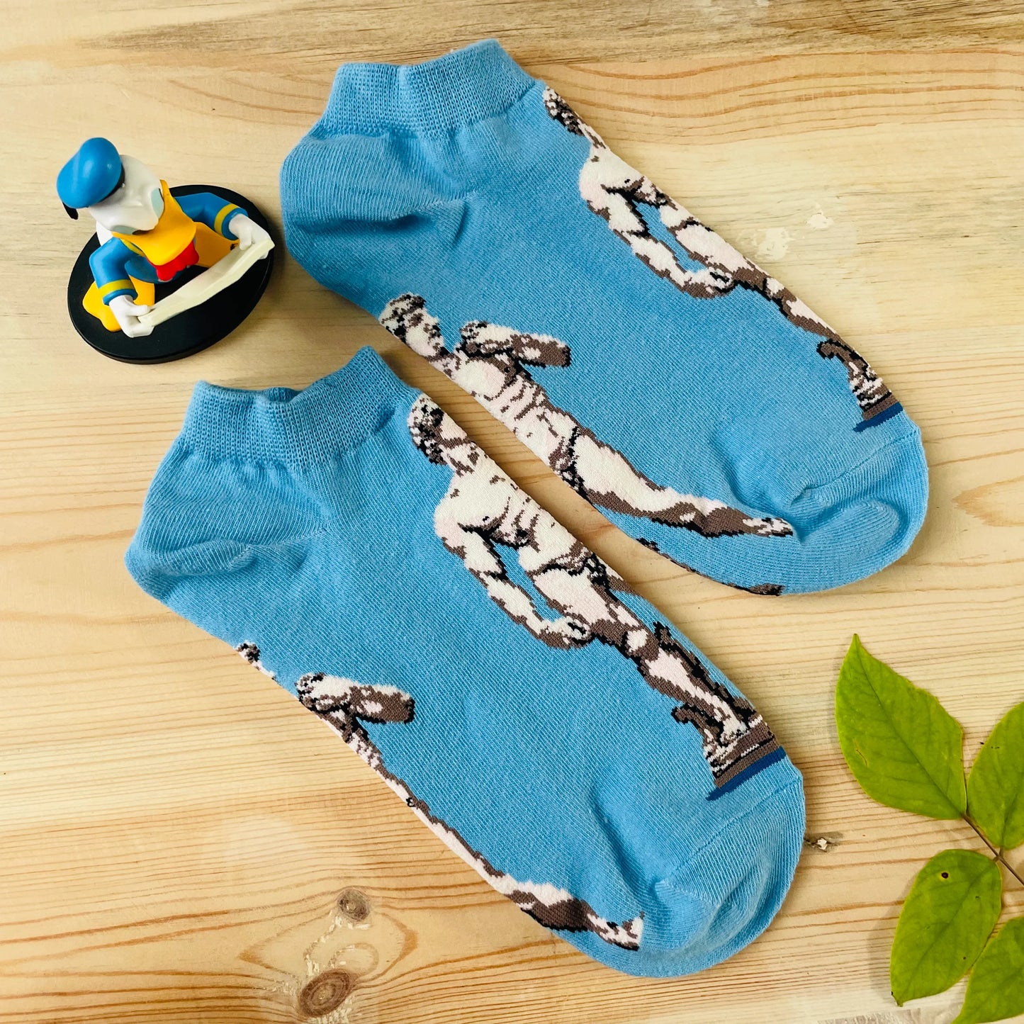 Michelangelo's David Ankle Socks – Classic Art Print Lazzy Socks India