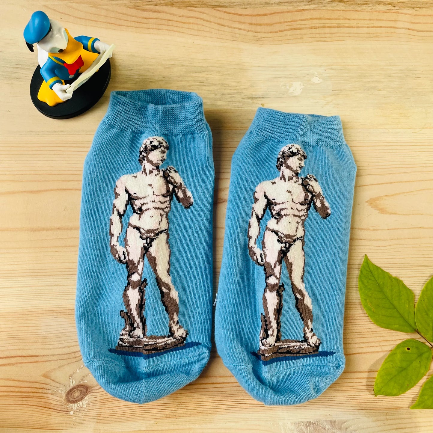 Michelangelo's David Ankle Socks – Classic Art Print Lazzy Socks India