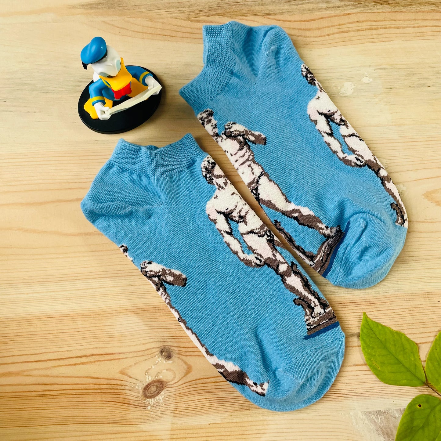 Michelangelo's David Ankle Socks – Classic Art Print Lazzy Socks India