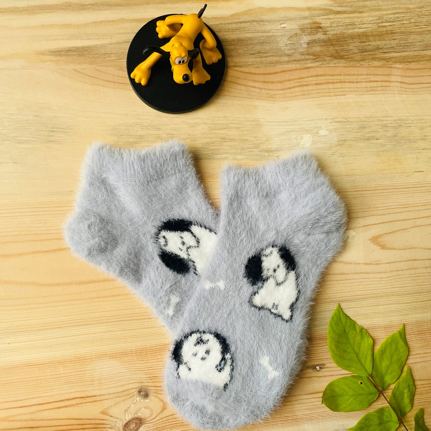 Playful Pups Fuzzy Ankle Socks (Pack of 5) Lazzy Socks India