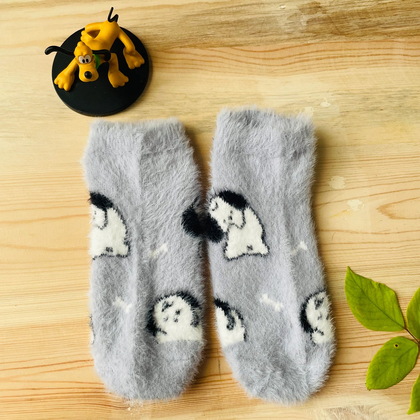 Playful Pups Fuzzy Ankle Socks (Pack of 5) Lazzy Socks India