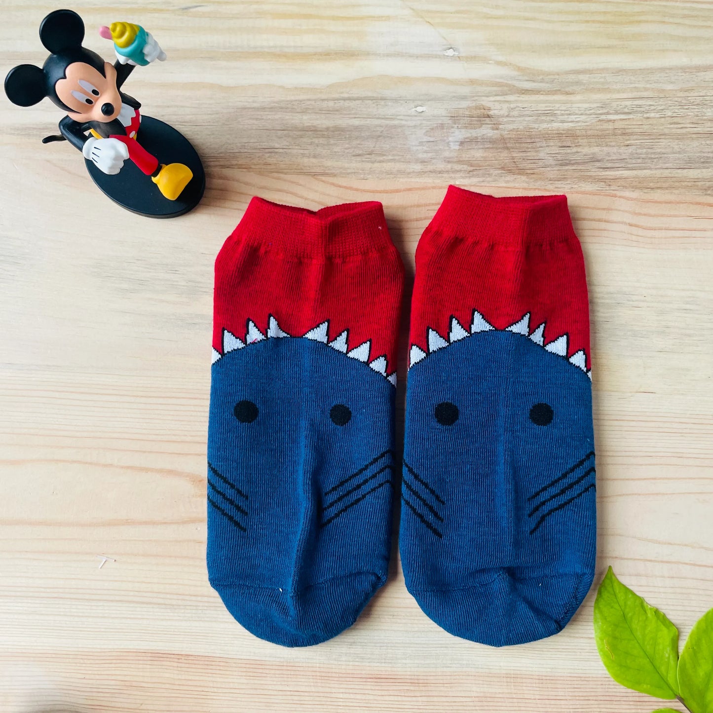 Shark Attack Ankle Socks – Fun 3D Fin Design Lazzy Socks India