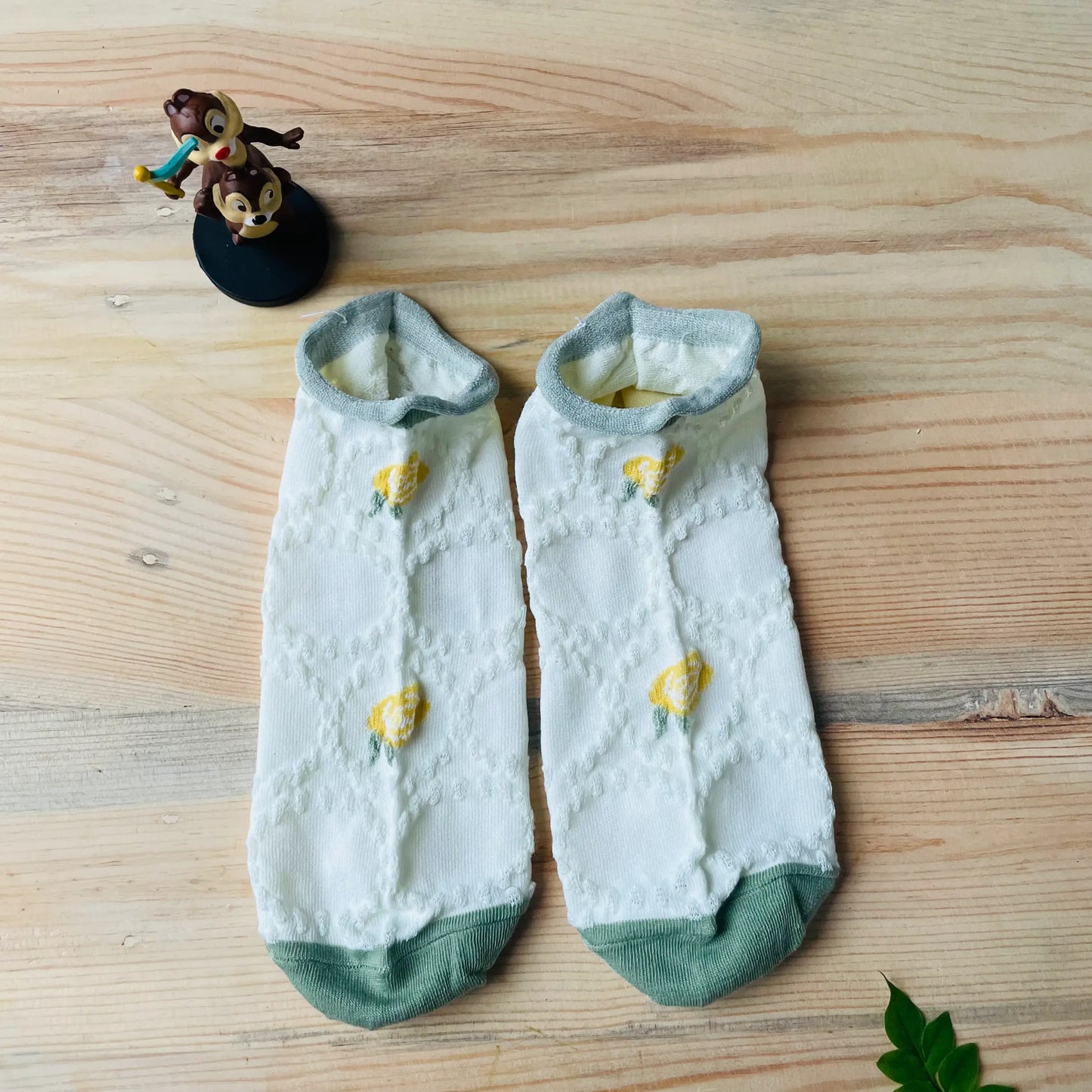 Sunny Blossom Ankle Socks (Pack of 3) Lazzy Socks India