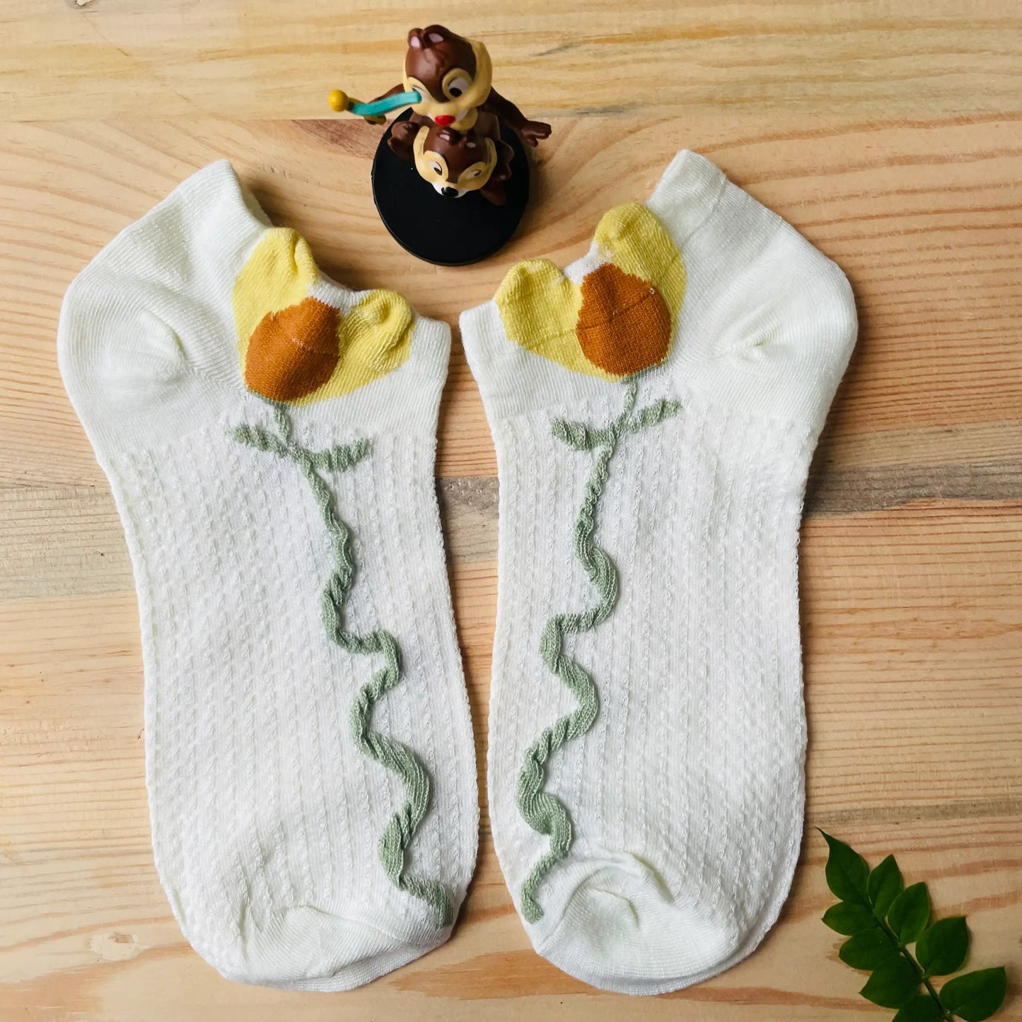 Sunny Blossom Ankle Socks (Pack of 3) Lazzy Socks India