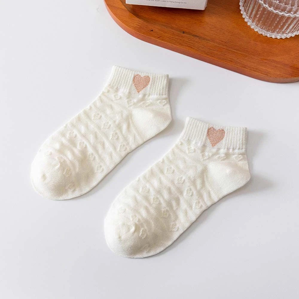 Textured Charm Ankle Socks (Pack of 5) Lazzy Socks India