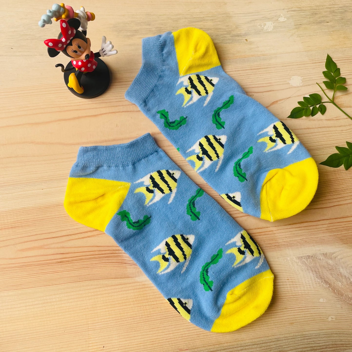 Tropical Fish Ankle Socks – Cute Ocean Print Lazzy Socks India
