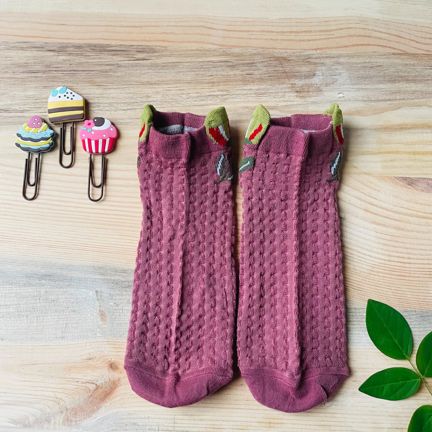 Tulip Bud Textured Ankle Socks (Pack of 2) | Lazzy Socks India