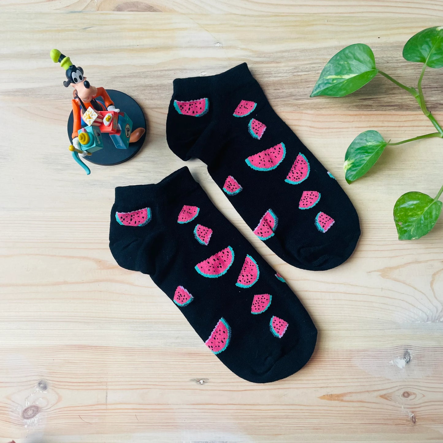 Watermelon Slice Ankle Socks – Sweet Summer Print Lazzy Socks India