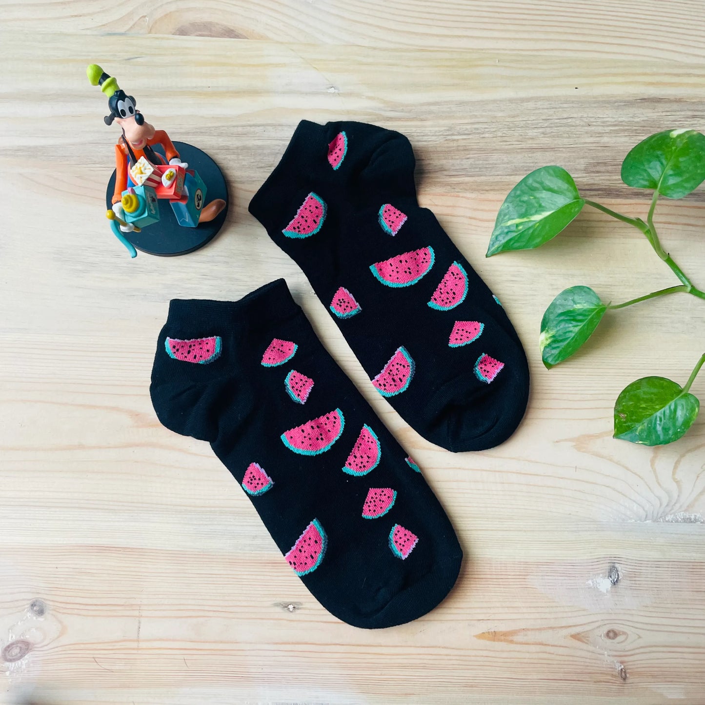 Watermelon Slice Ankle Socks – Sweet Summer Print Lazzy Socks India