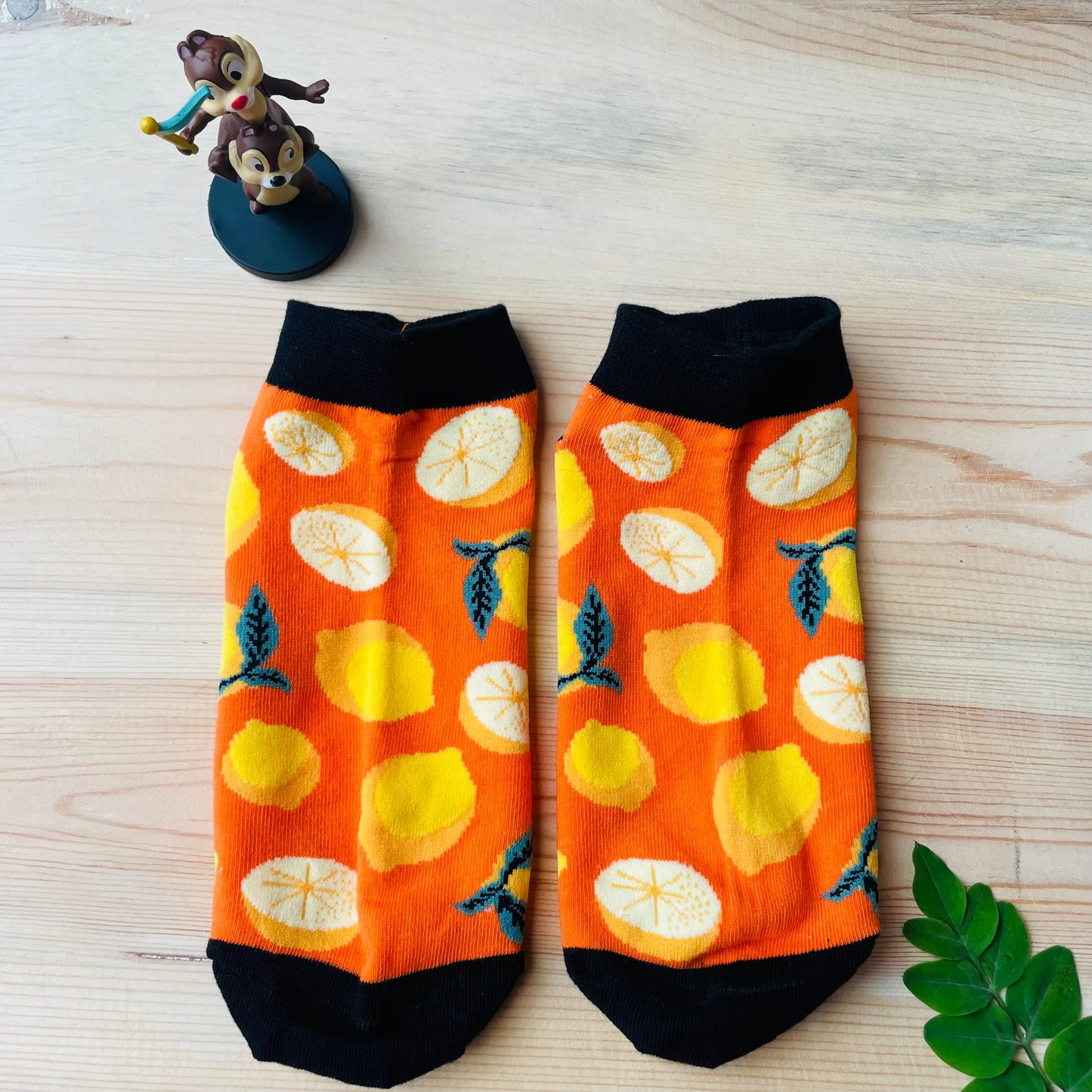 Zesty Lemon Ankle Socks (Pack of 2) | Lazzy Socks India
