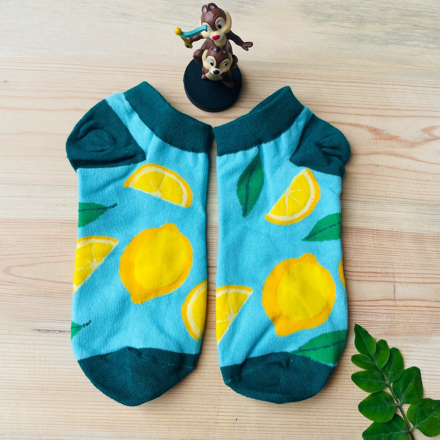 Zesty Lemon Ankle Socks (Pack of 2) | Lazzy Socks India