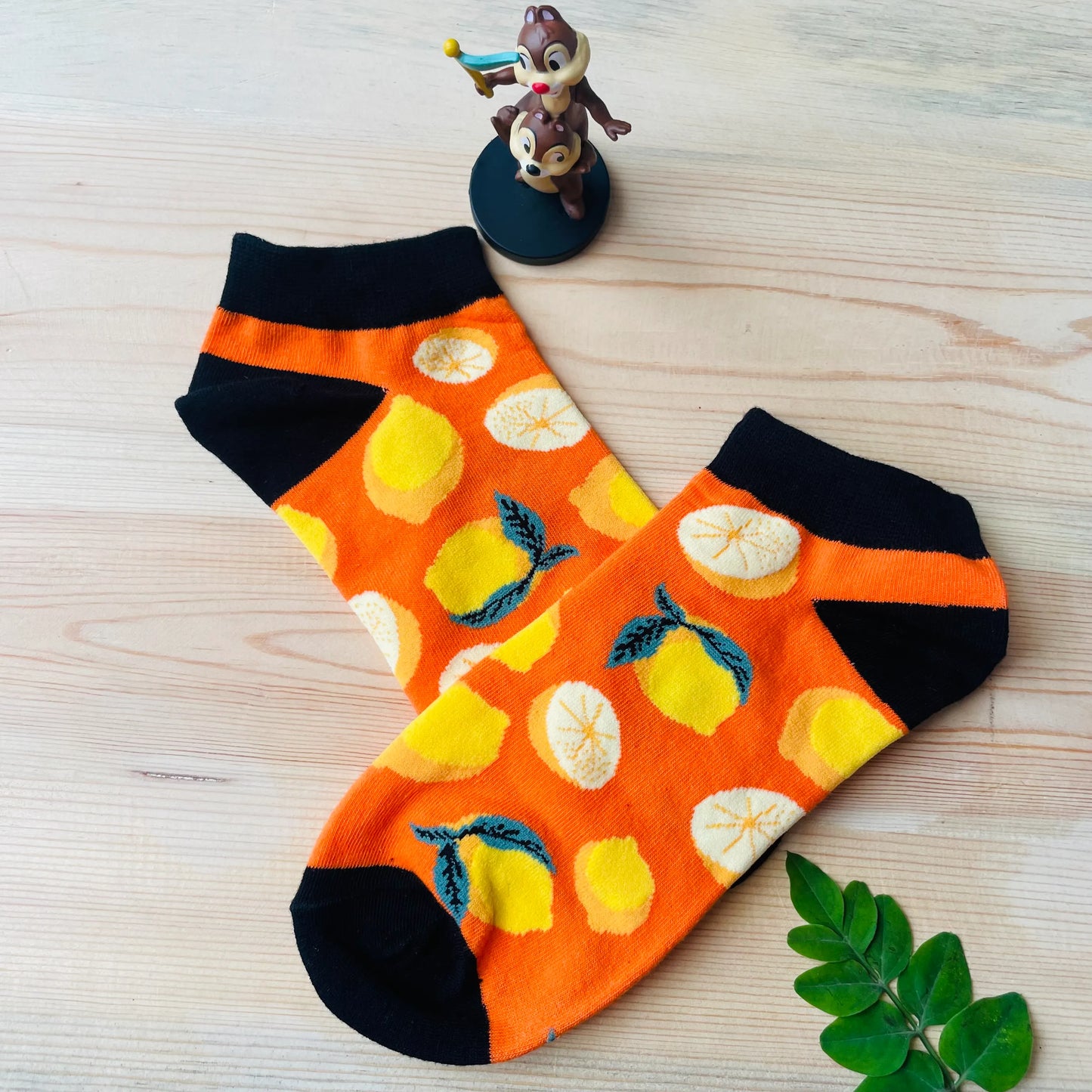 Zesty Lemon Ankle Socks (Pack of 2) | Lazzy Socks India