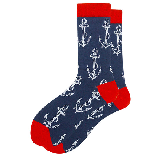 Anchor Unisex Crew Socks From Lazzy socks India.