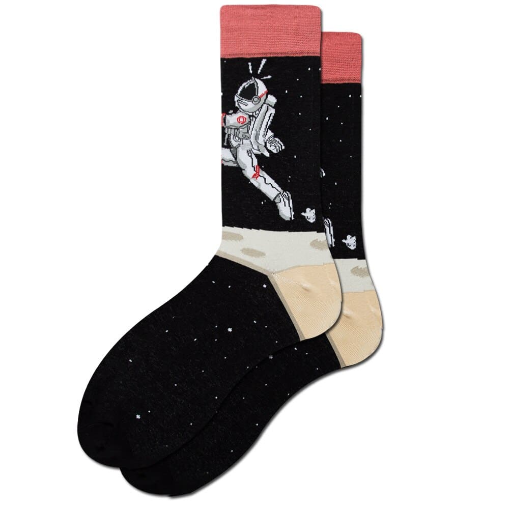Astronaut Unisex Crew Socks (pack of 2) from lazzy socks
