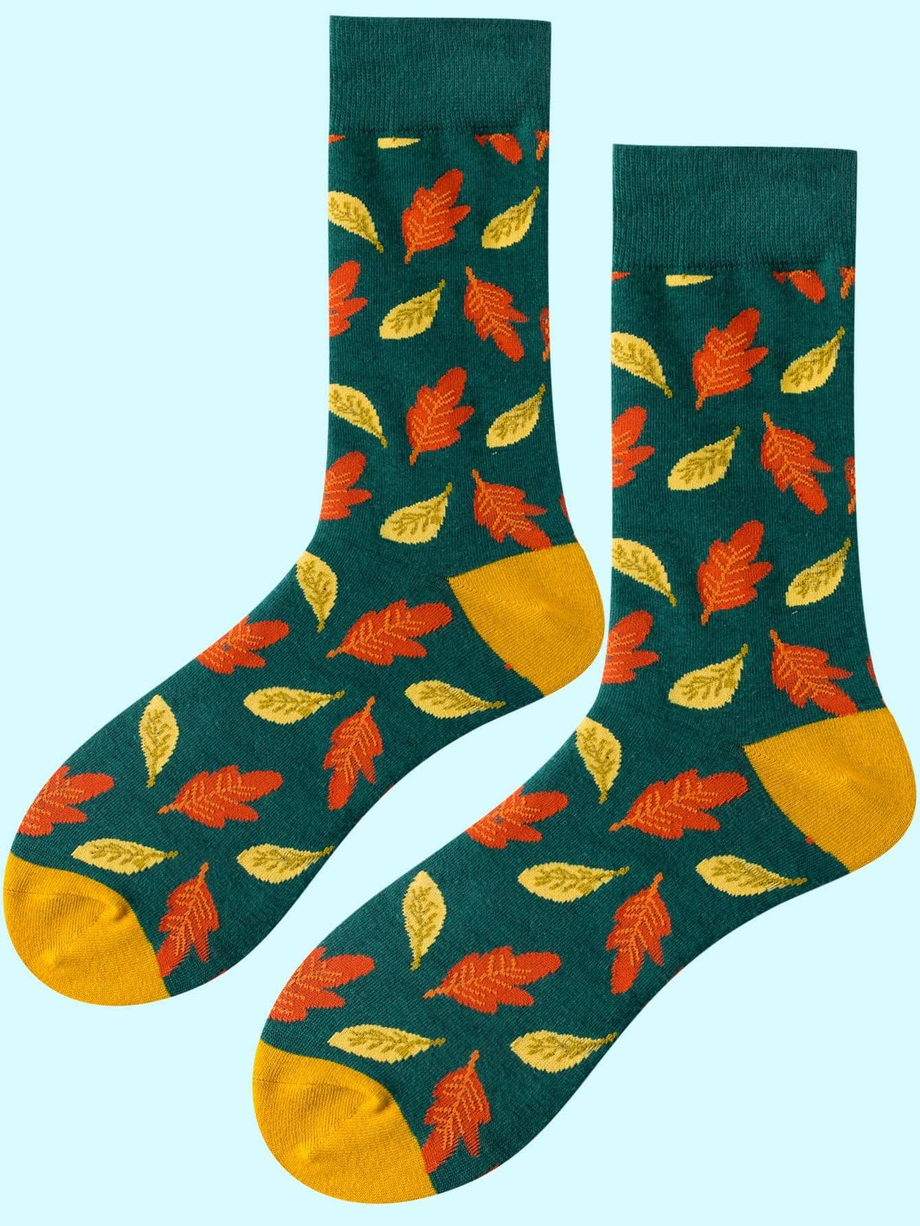 Autumn Leaf Unisex Crew Socks from lazzy socks.