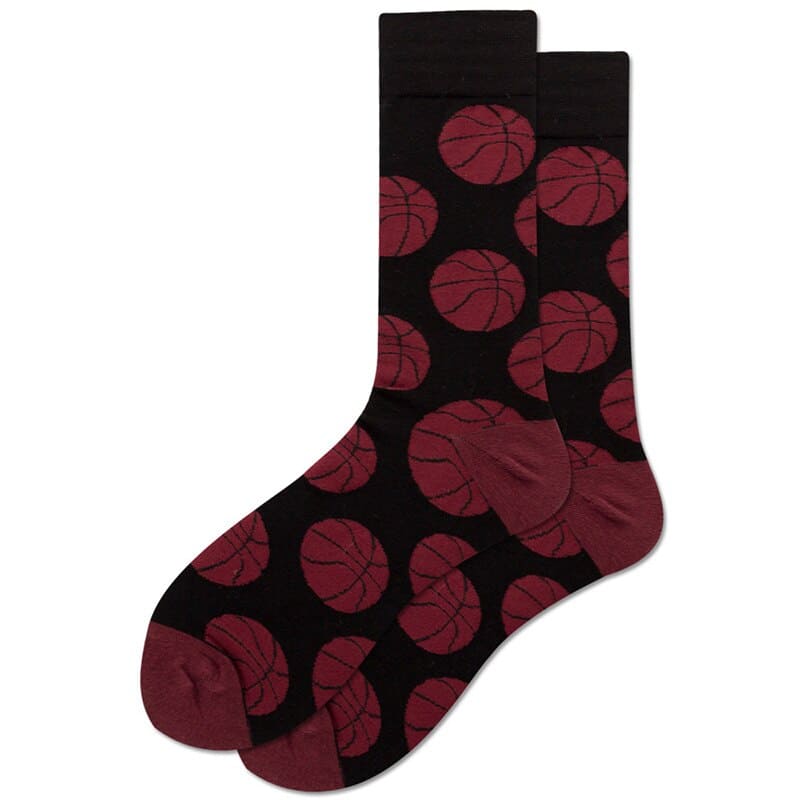 Basketball Unisex Crew Socks from lazzy socks