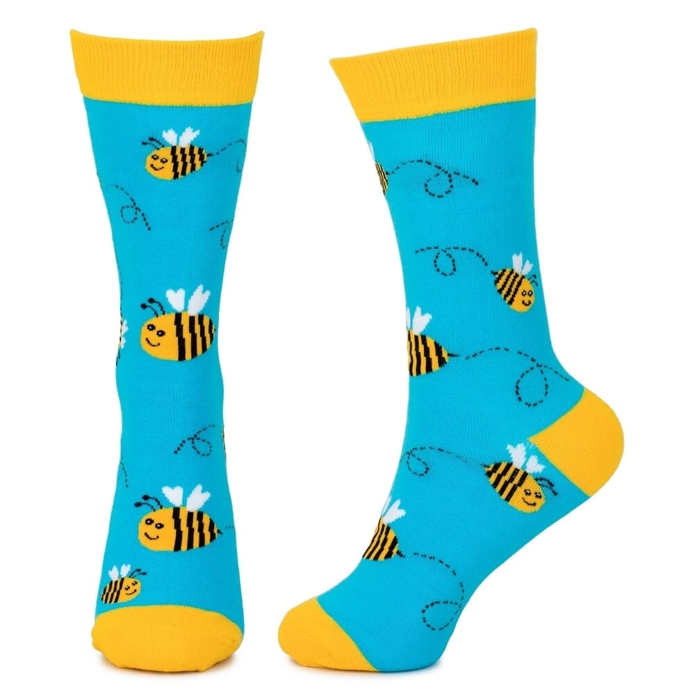 Bee Unisex Crew Socks from Lazzy socks India