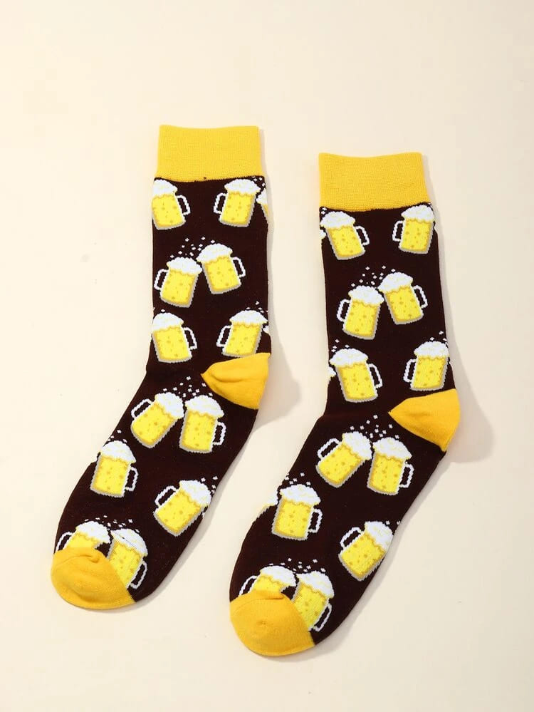 Beer Mug Unisex Crew Socks From Lazzy socks India