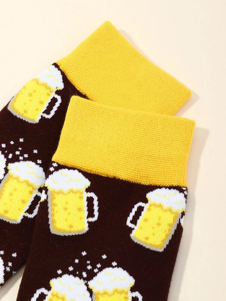 Beer Mug Unisex Crew Socks From Lazzy socks India