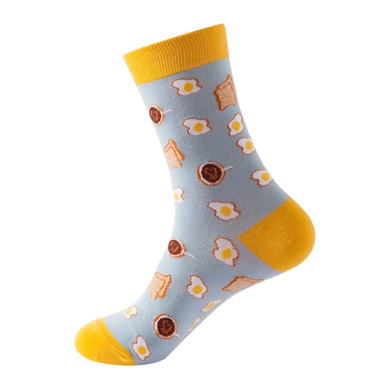 Breakfast Unisex Crew Socks from lazzy socks.