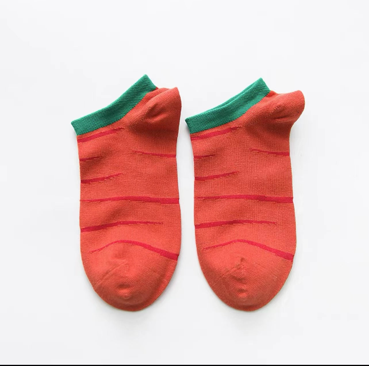 Carrot Unisex Ankle Socks from lazzy socks