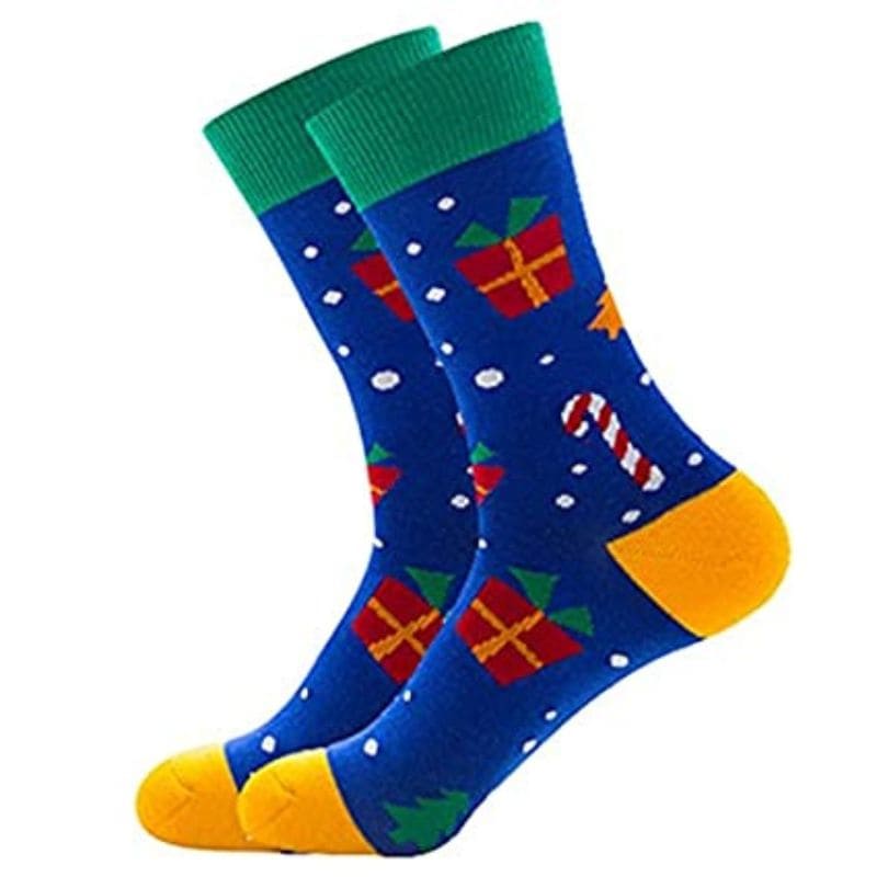 Christmas Candy & Gift Unisex Crew Socks (Pack of 2) from lazzy socks
