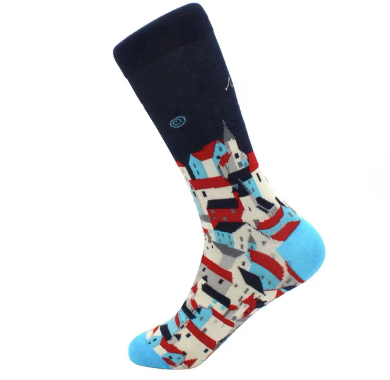 City Unisex Crew Socks From Lazzy socks India0