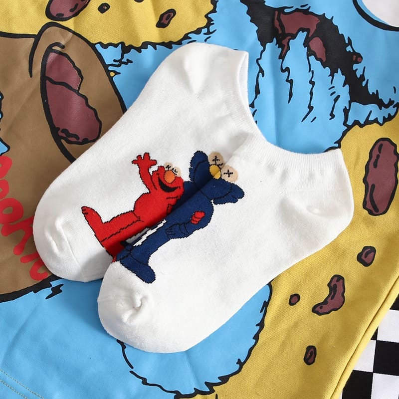 Cookie Monster Unisex Ankle Socks (pack of 5 ) from lazzy socks.