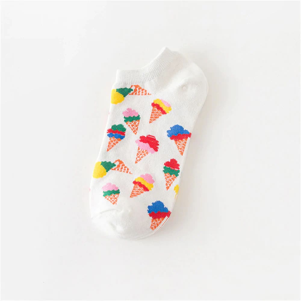 Ice-cream Unisex Ankle Socks