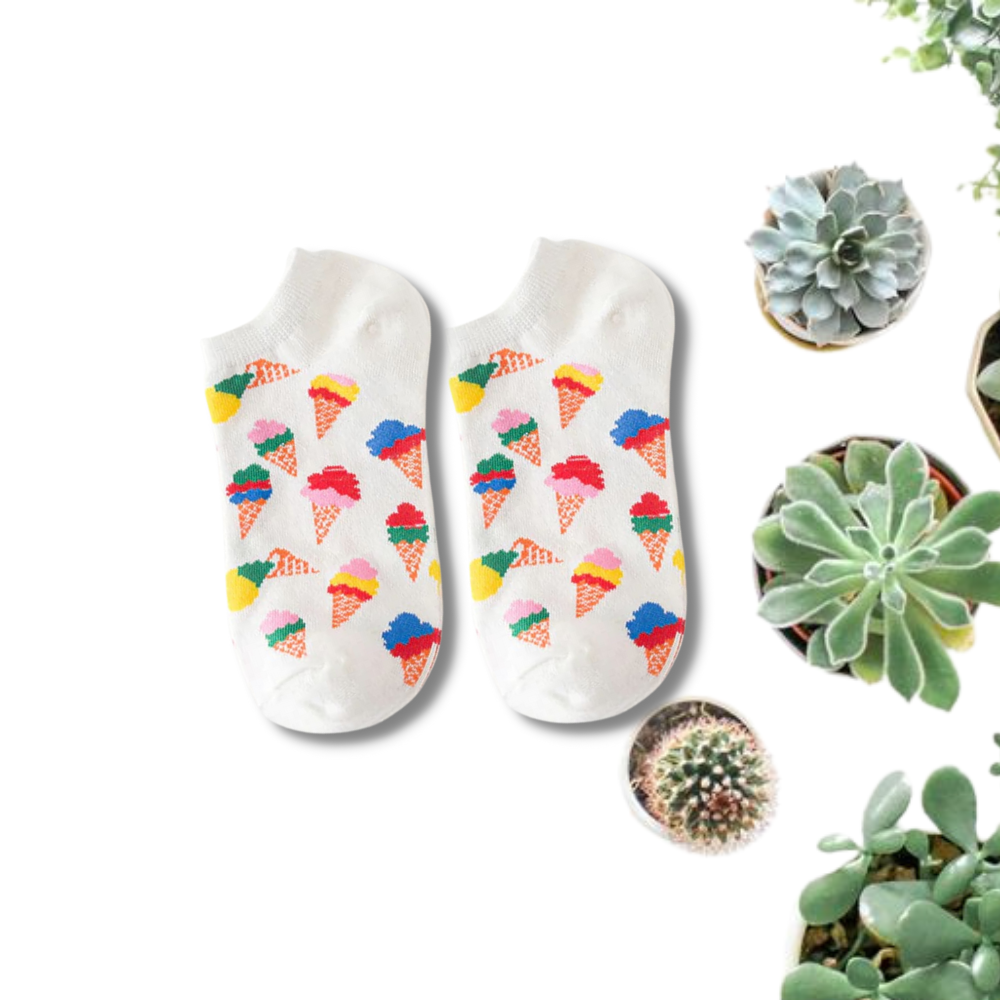 Ice-cream Unisex Ankle Socks from lazzy socks