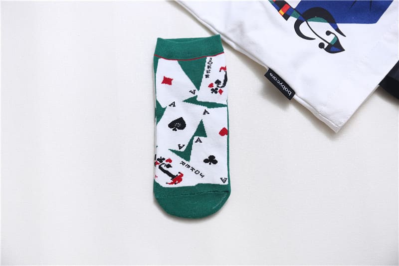 Poker Unisex Ankle Socks (pack of 5 ) from lazzy socks.