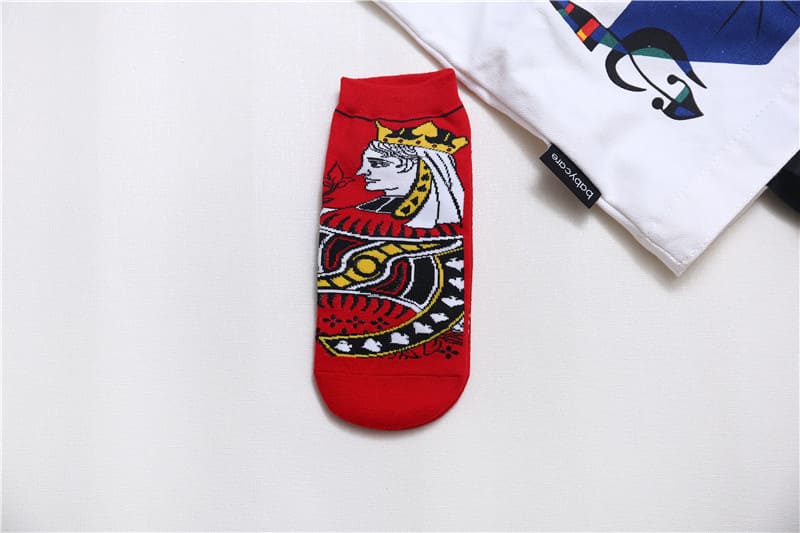 Poker Unisex Ankle Socks (pack of 5 ) from lazzy socks.