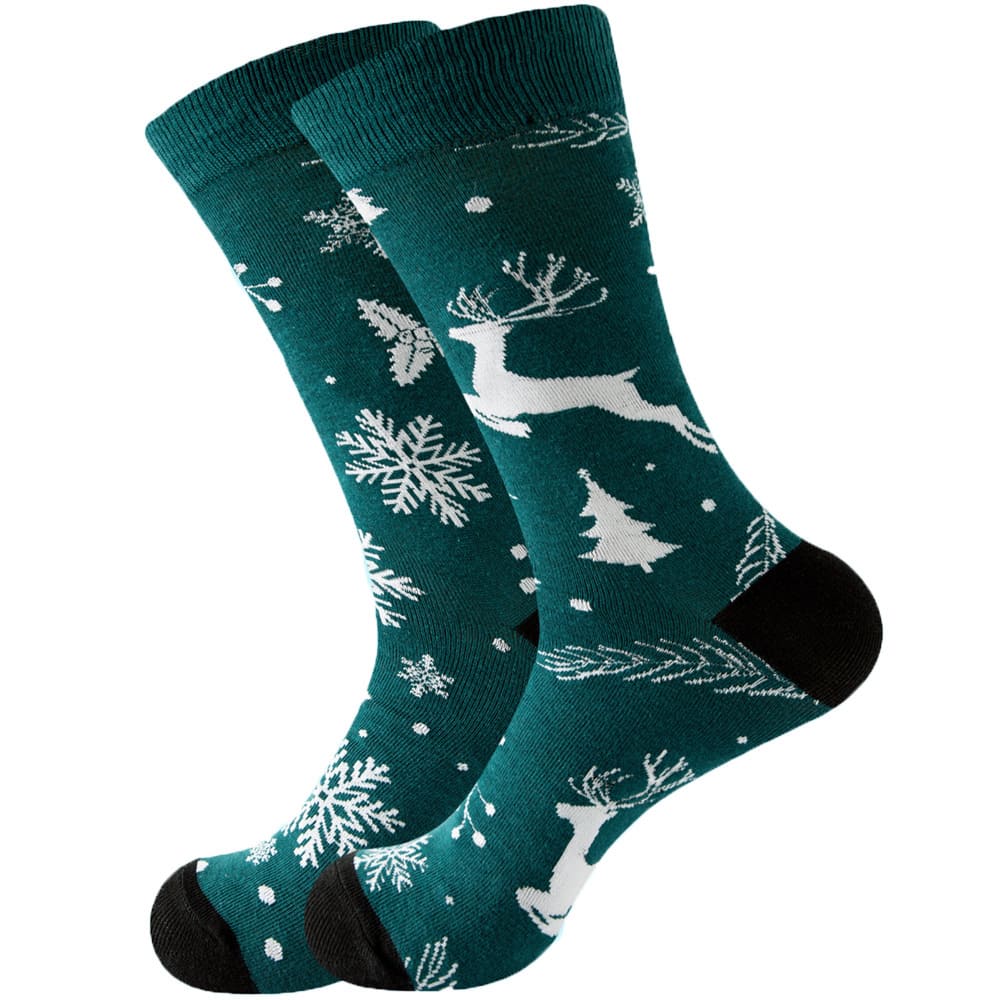 Reindeer Unisex Crew Socks (pack of 2) from lazzy socks.