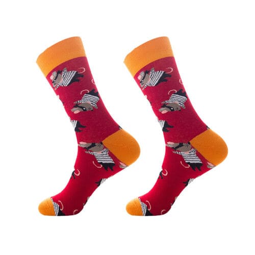 Thief Mouse Unisex Crew Socks from lazzy socks