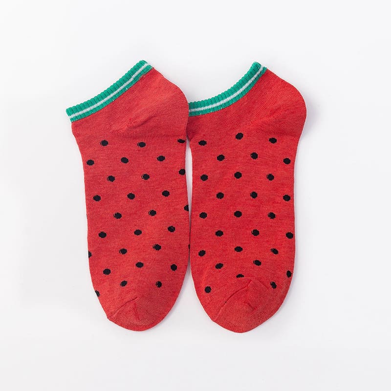 Watermelon And Pineapple Unisex Ankle Socks (Pack of 2) from lazzy socks