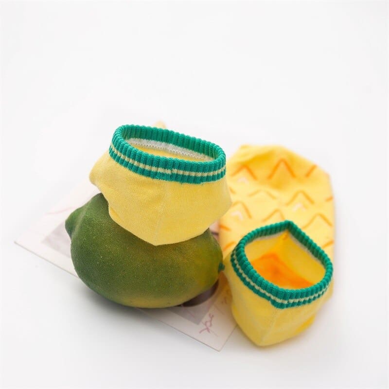 Watermelon And Pineapple Unisex Ankle Socks (Pack of 2) from lazzy socks