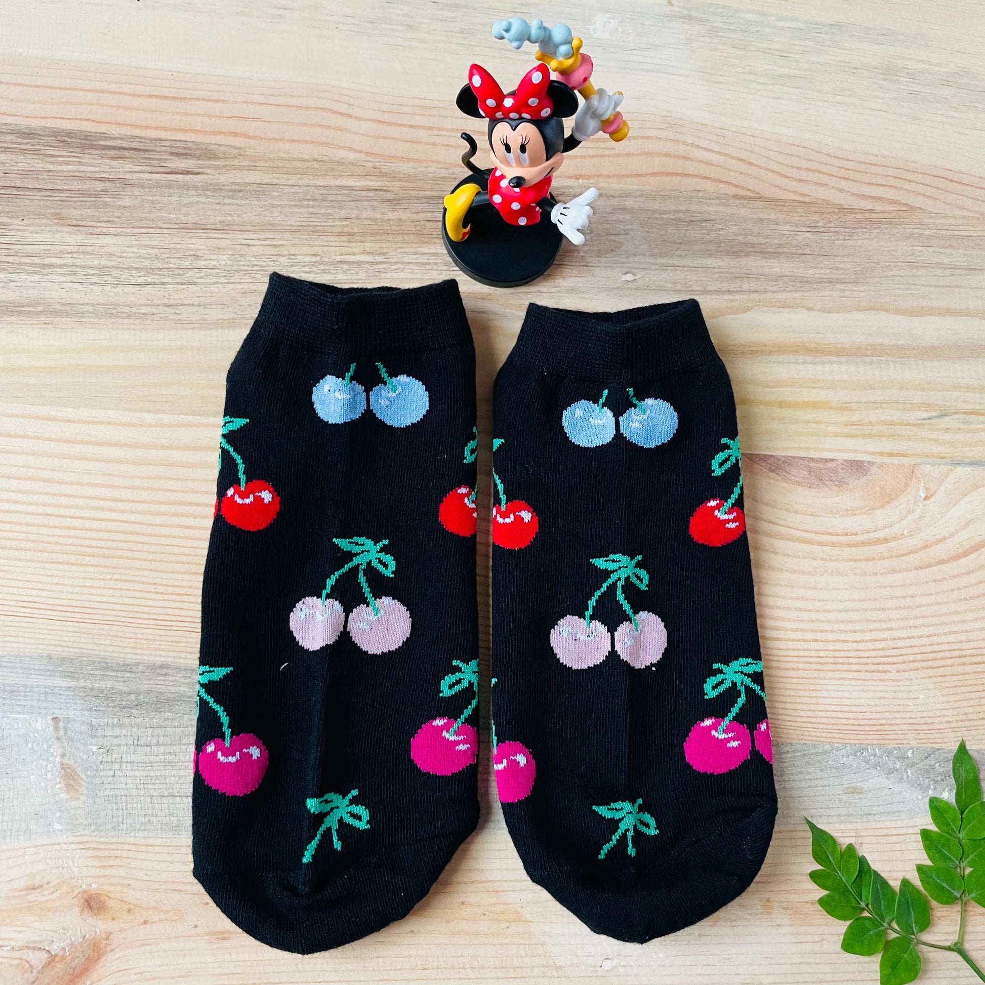 Apple & Cherry Ankle Socks (Pack of 2) – Fun Fruit Designs | Lazzy Socks India