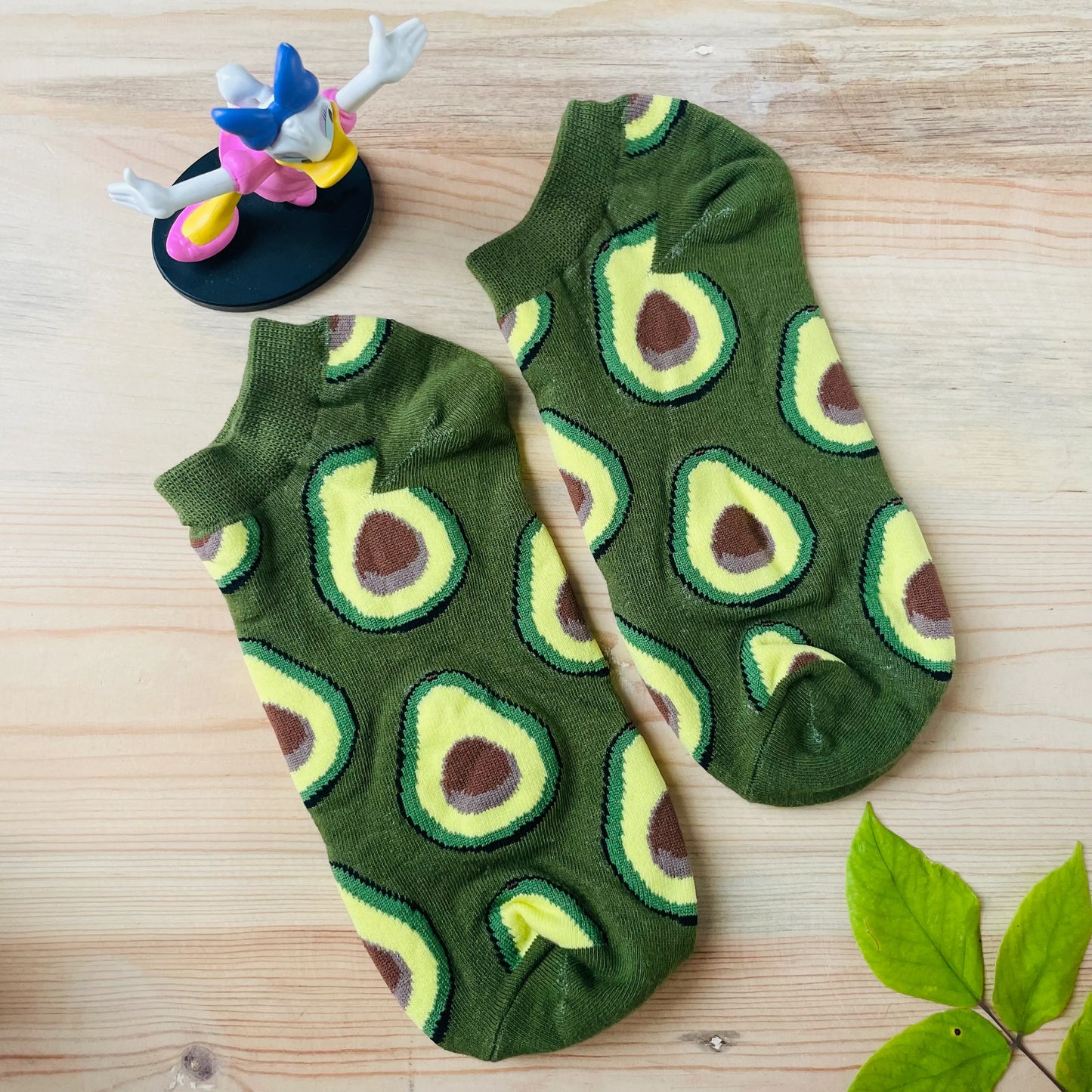Avocado Ankle Socks – Quirky Fruit Design | Lazzy Socks India