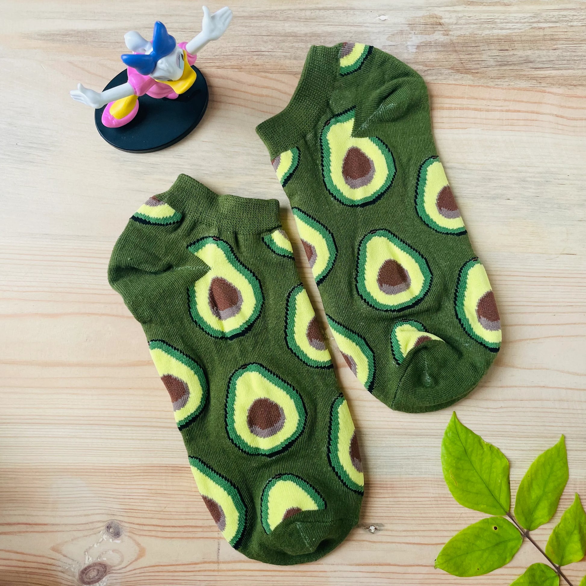Avocado Ankle Socks – Quirky Fruit Design | Lazzy Socks India