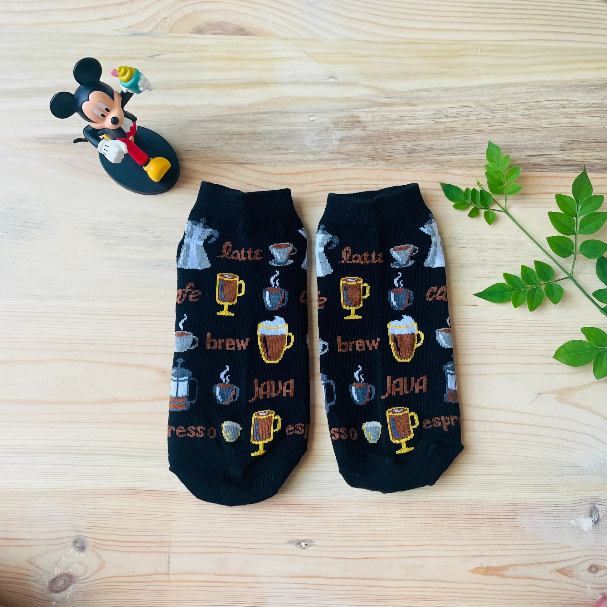 Coffee Lover Ankle Socks – Espresso, Latte & Cappuccino Print  Lazzy Socks India