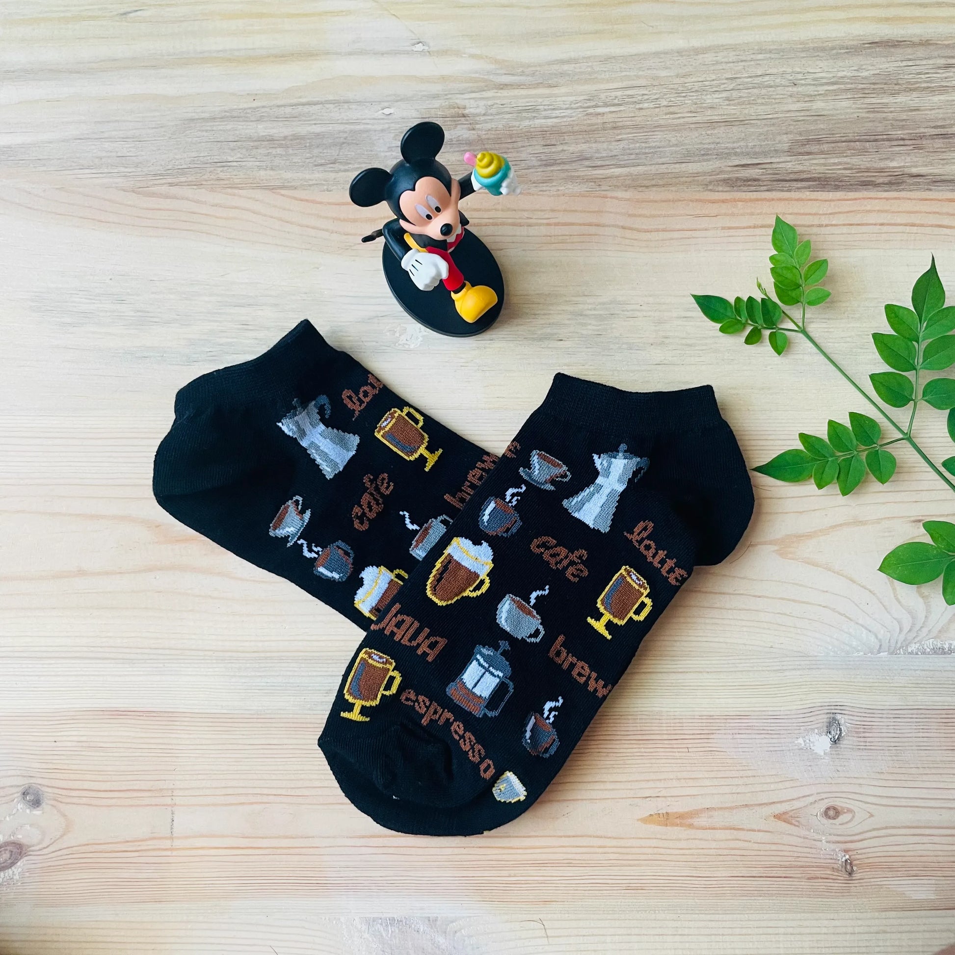 Coffee Lover Ankle Socks – Espresso, Latte & Cappuccino Print  Lazzy Socks India