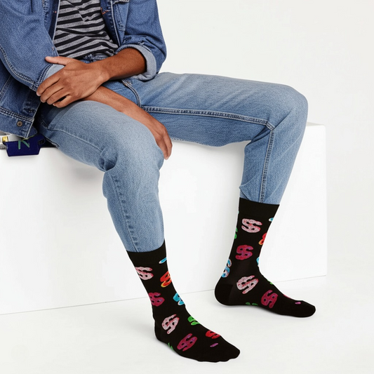 Dollar Unisex Crew Socks From Lazzy socks India