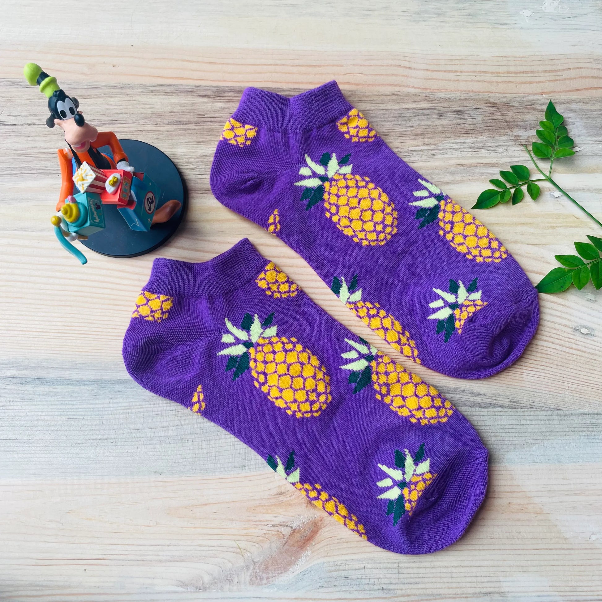 Pineapple Pop Ankle Socks – Quirky Fruit Design  Lazzy Socks India